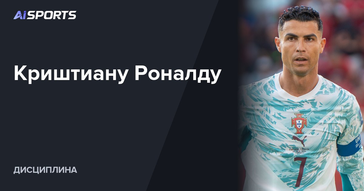 Криштиану Роналду. Архивное фото.